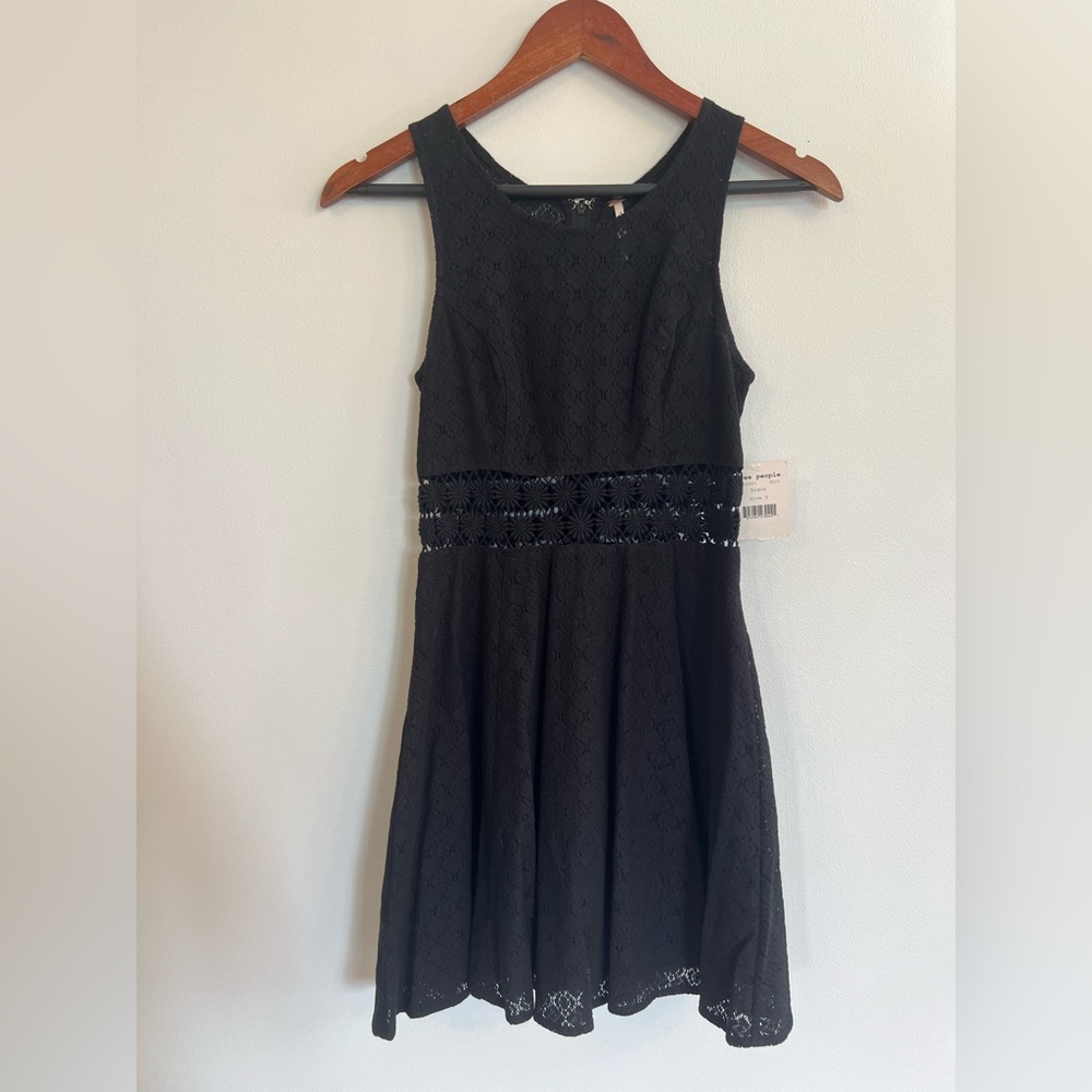 Free People Black Daisy dress - size 0